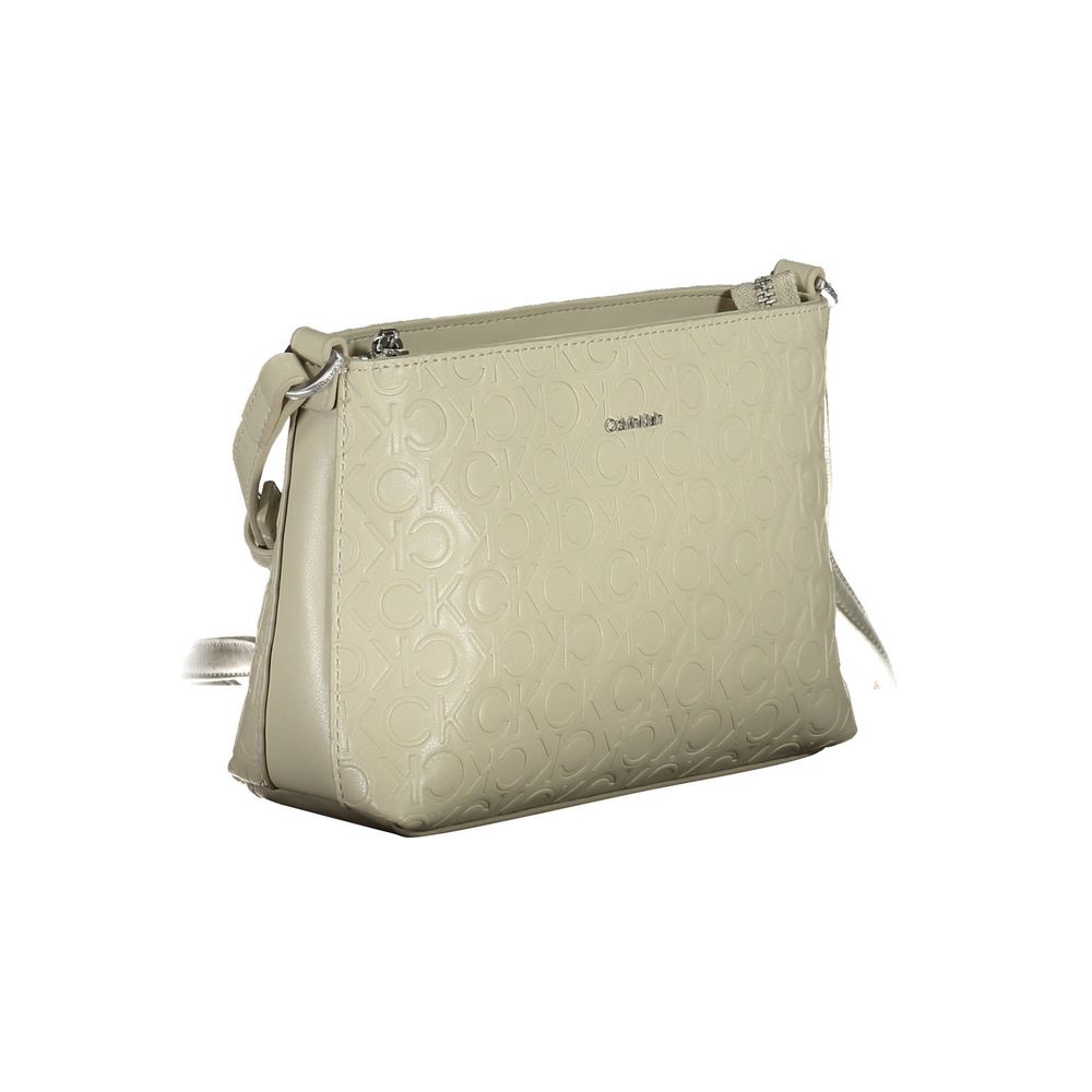 Calvin Klein Beige Polyester Handbag - Ora And Co.