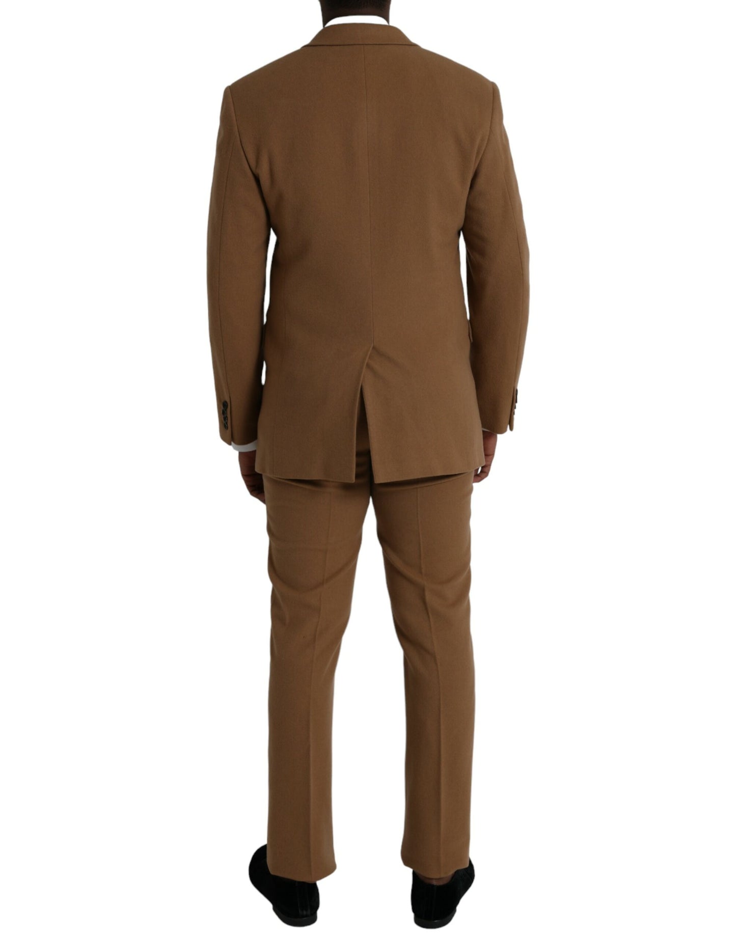 Prada Brown Cashmere 2 Piece Single Breasted Suit - Ora And Co.