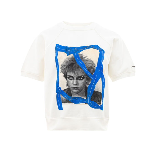 Maison Margiela Chic White Cotton Top for Style Enthusiasts - Ora And Co.