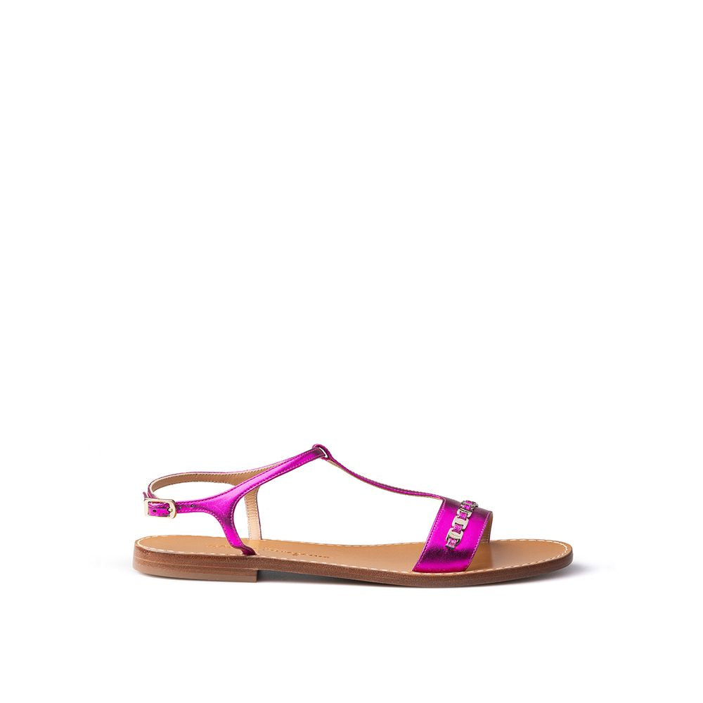 Salvatore Ferragamo Elegant Purple Summer Sandals - Ora And Co.