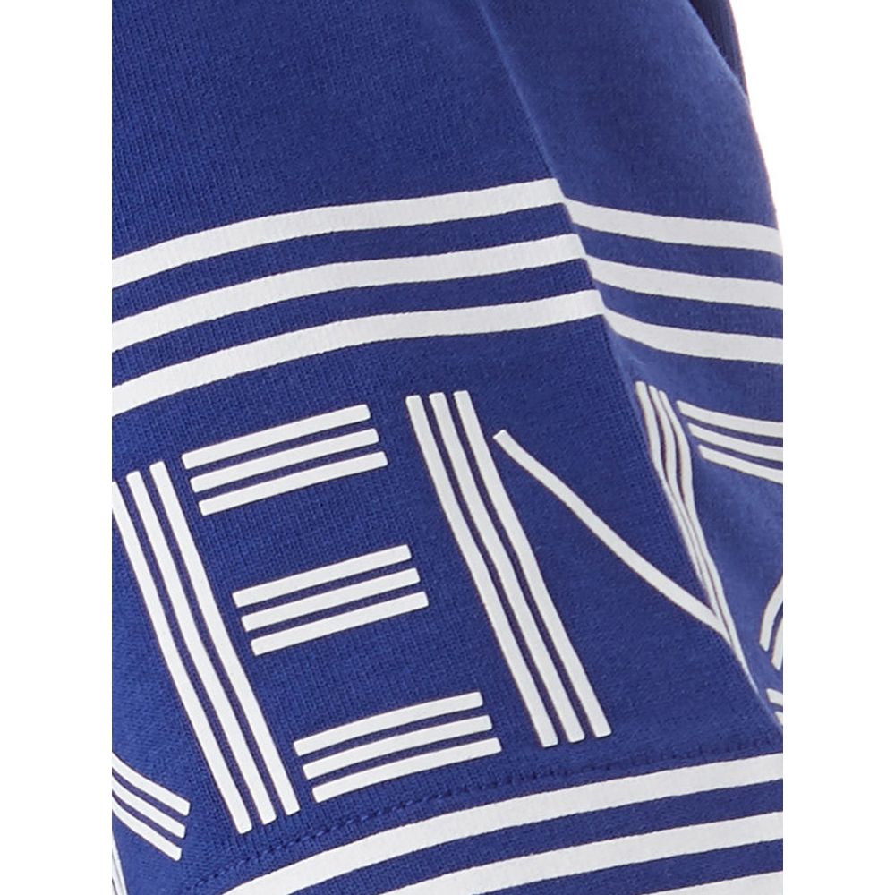 Kenzo Chic Blue Cotton Tee for Stylish Comfort - Ora And Co.