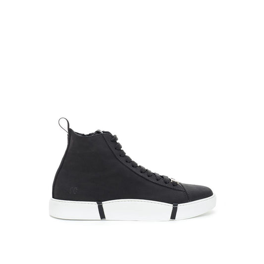 Roberto Cavalli Elegant Suede Sneakers in Chic Black - Ora And Co.