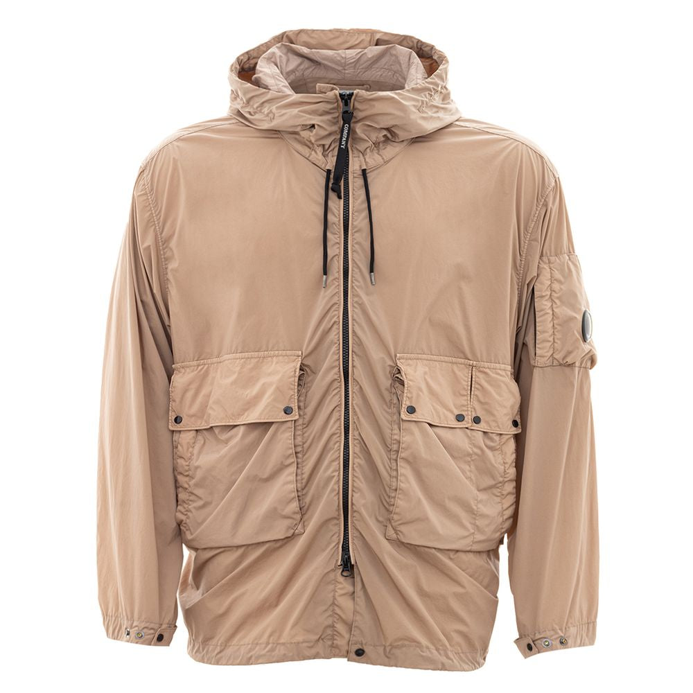 C.P. Company Elevated Urban Style Beige Polyamide Jacket - Ora And Co.