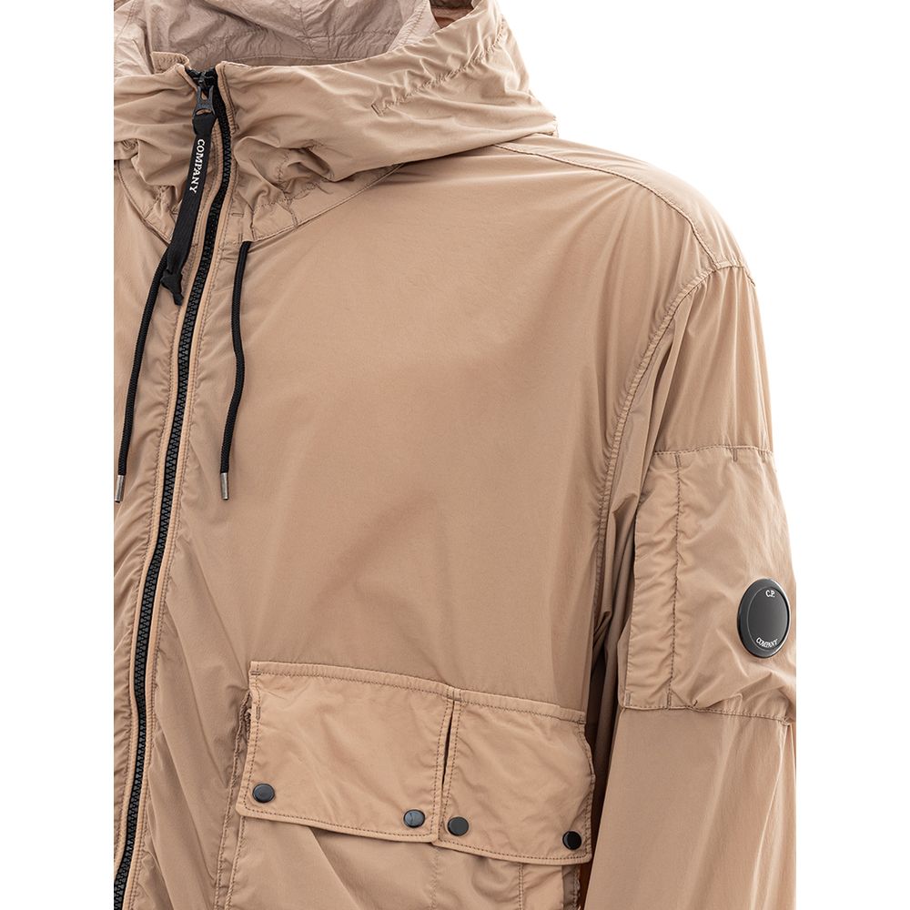 C.P. Company Elevated Urban Style Beige Polyamide Jacket - Ora And Co.