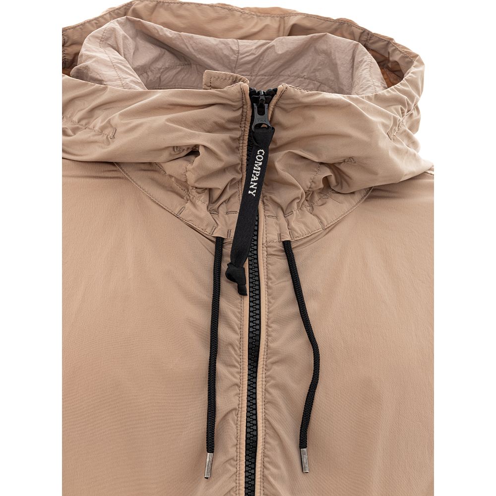 C.P. Company Elevated Urban Style Beige Polyamide Jacket - Ora And Co.