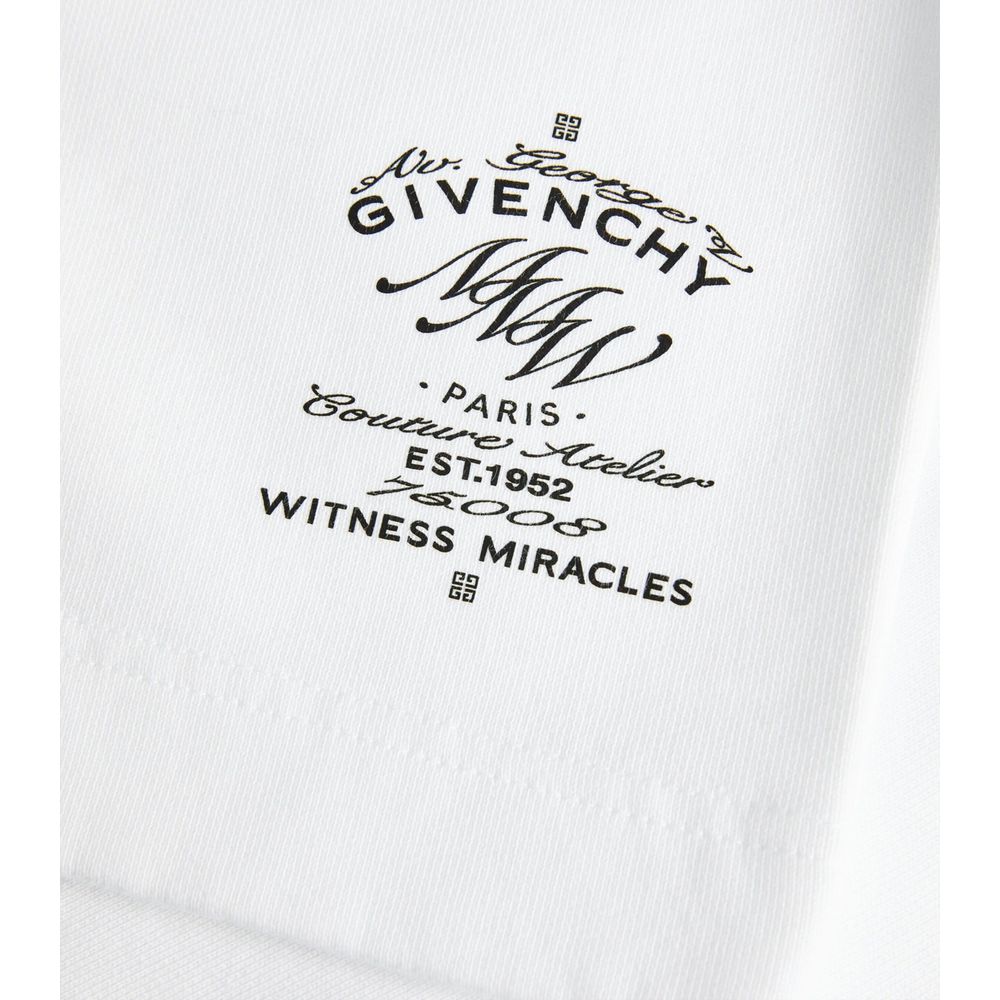 Givenchy White Cotton Men Short