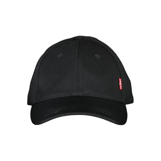 Levi's Black Cotton Men Cap - Ora And Co.