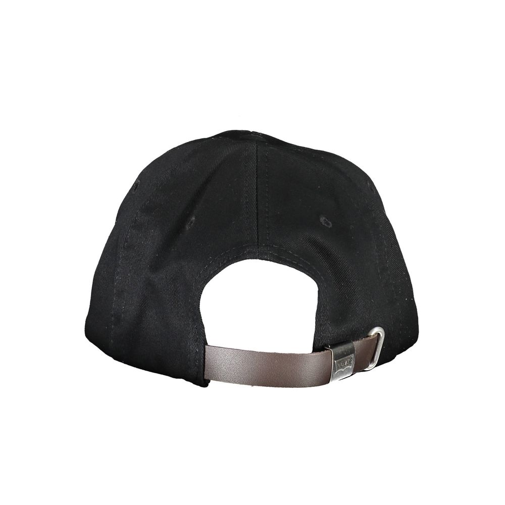 Levi's Black Cotton Men Cap - Ora And Co.