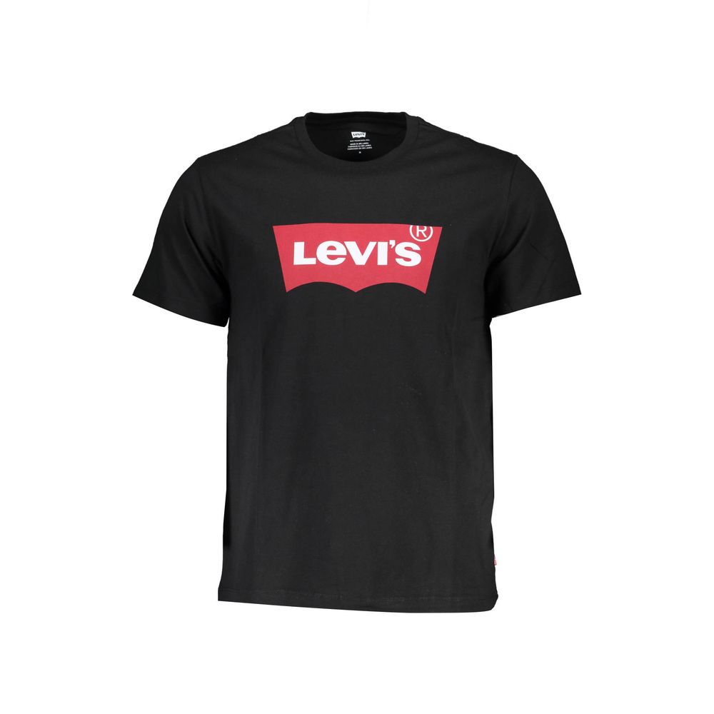 Levi's Black Cotton Men T-Shirt - Ora And Co.