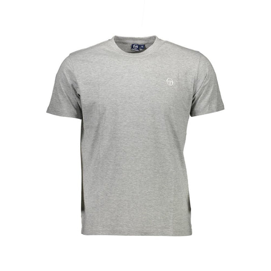 Sergio Tacchini Gray Cotton T-Shirt