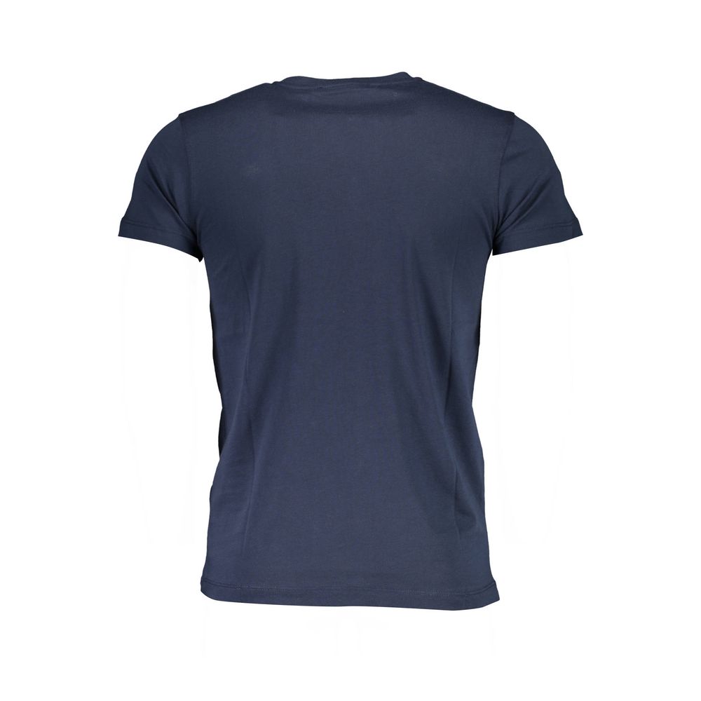 Roberto Cavalli Blue Cotton Men T-Shirt - Ora And Co.