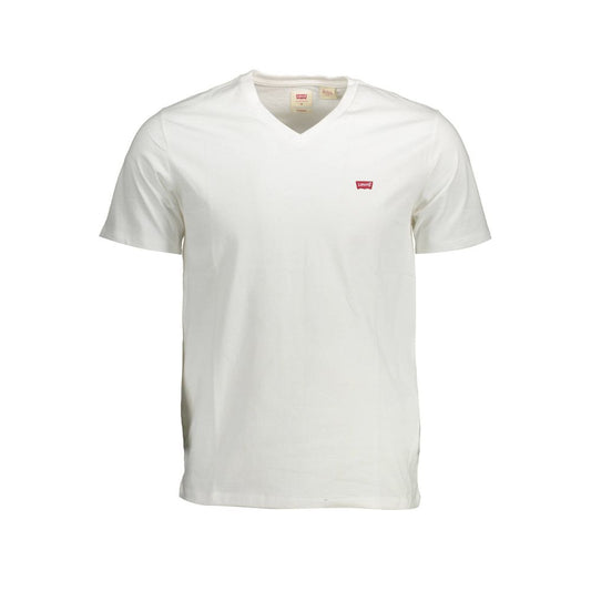 Levi's White Cotton Men T-Shirt - Ora And Co.