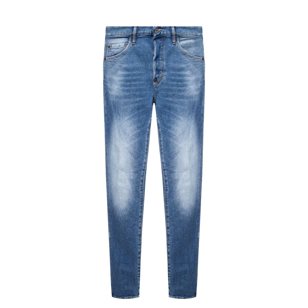 Dsquared² Blue Cotton Men's Distressed Jean - Ora And Co.