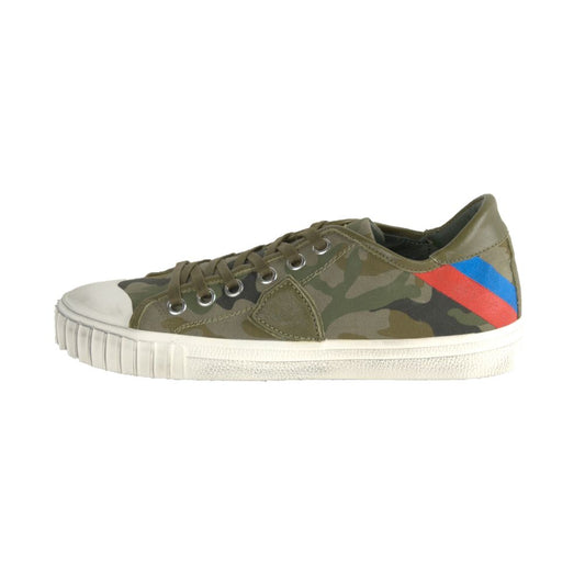 Philippe Model Green Leather Men Sneaker - Ora And Co.