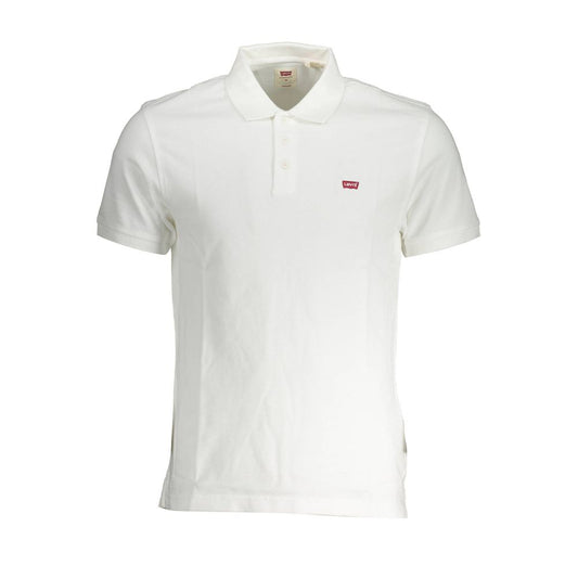 Levi's White Cotton Men Polo - Ora And Co.