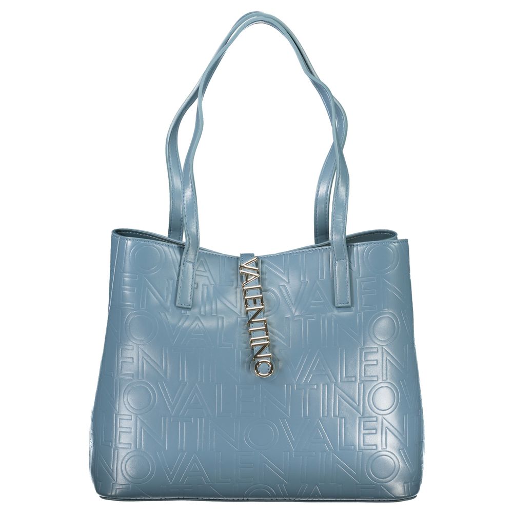 Valentino Bags Light Blue Polyethylene Handbag