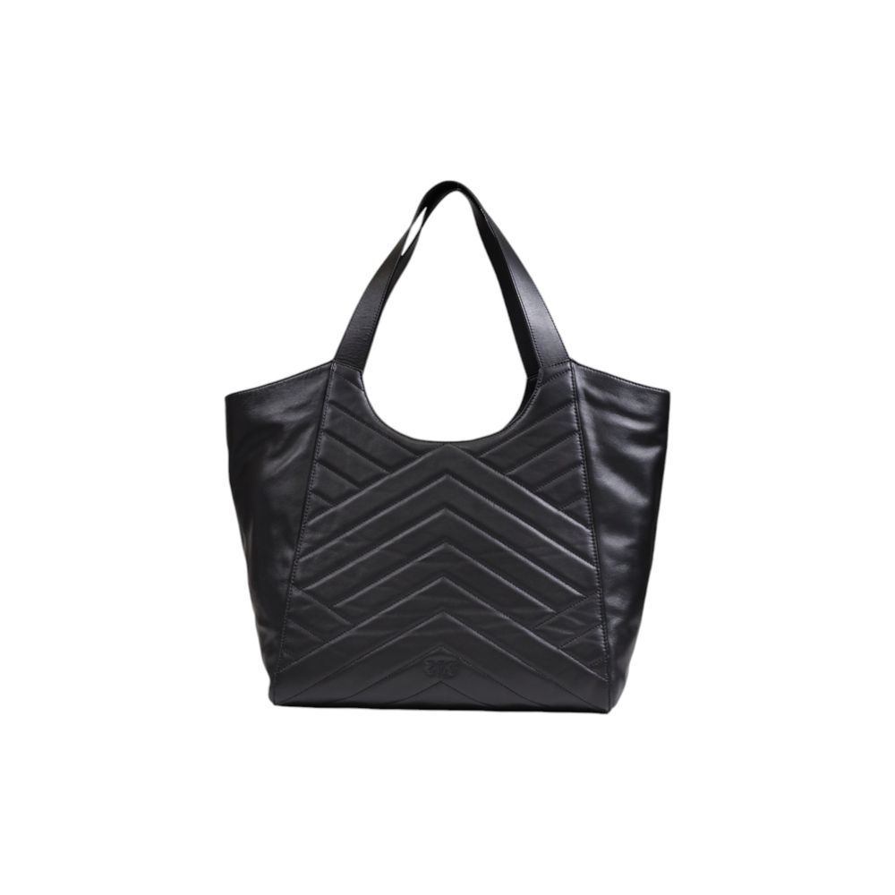 PINKO Black Leather Handbag - Ora And Co.