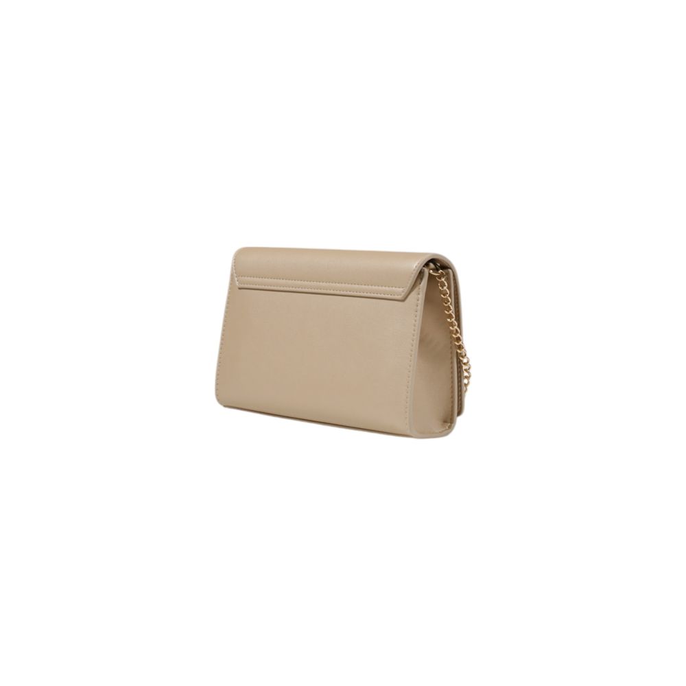 Love Moschino Gold Polyethylene Handbag