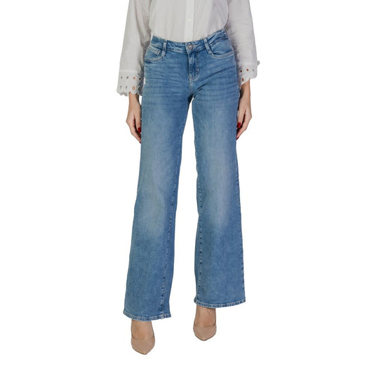 Guess Light Blue Cotton Jeans & Pant - Ora And Co.