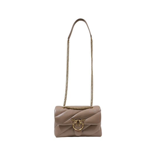 PINKO Beige Leather Handbag