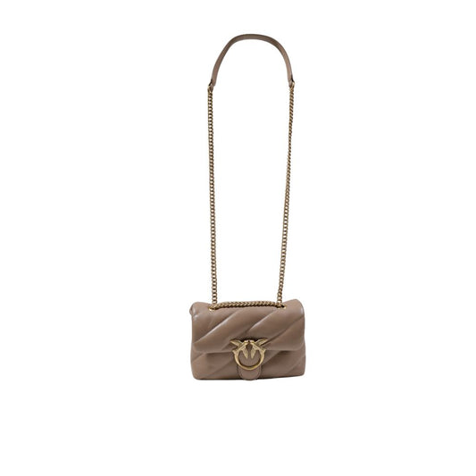 PINKO Beige Leather Handbag