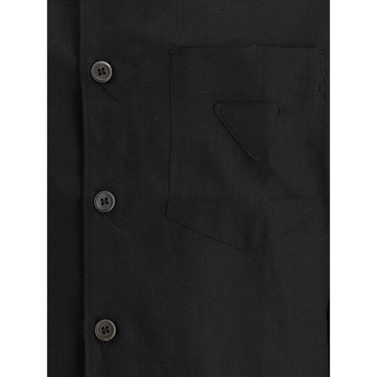 Prada Black linen Shirt